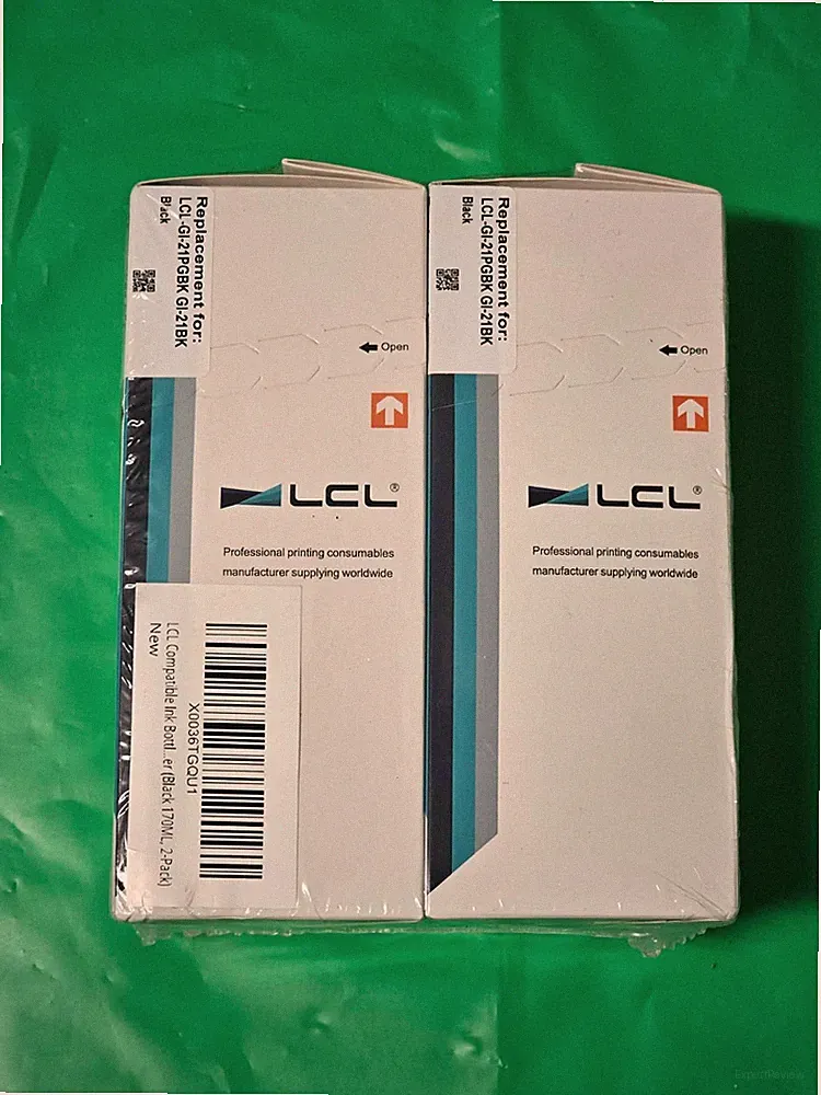 2 Pack LCL Black Printer Ink Cartridge Replacement For LCL-GI-21PGBK GI-21BK