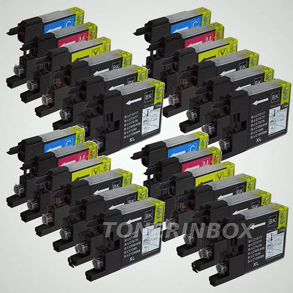 24PK LC-75 XL Ink Cartridges Comatible for MFC-J430w MFC-J825DW MFC-J835W