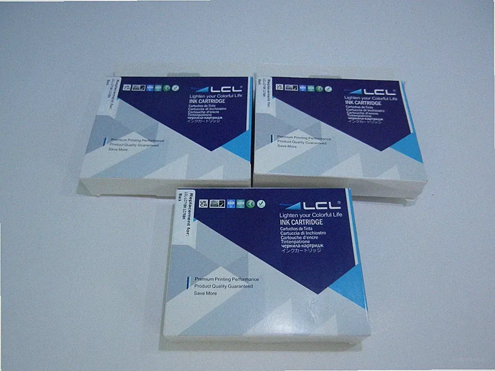 3 Replacement LCL-LC71BK LC75BK Ink Cartridge Black For Brother NEW SEALED