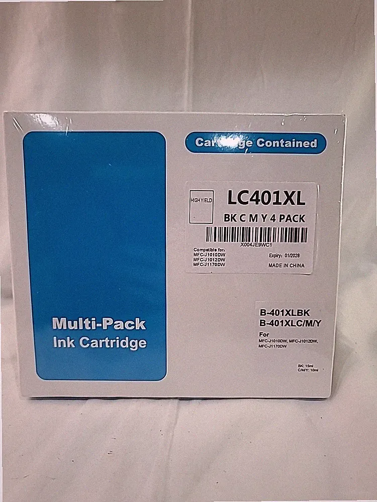 4 Pack LC-401 XL Ink Cartridges for Brother | EXP 01/28 | Same/Next Day Shipping