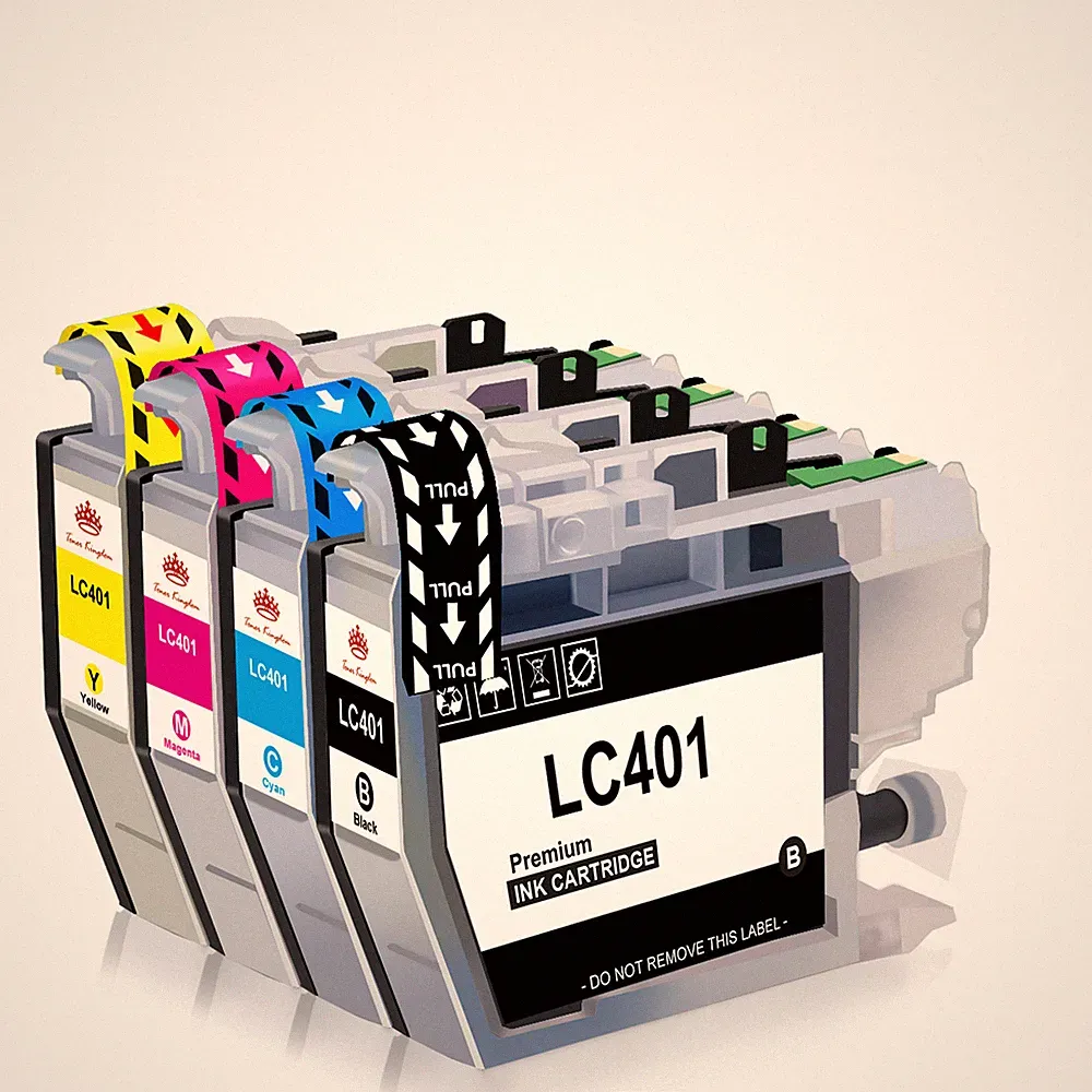4Pack LC-401 Ink Cartridge replacement for Brother LC401 MFC-J1012DW MFC-J1170DW