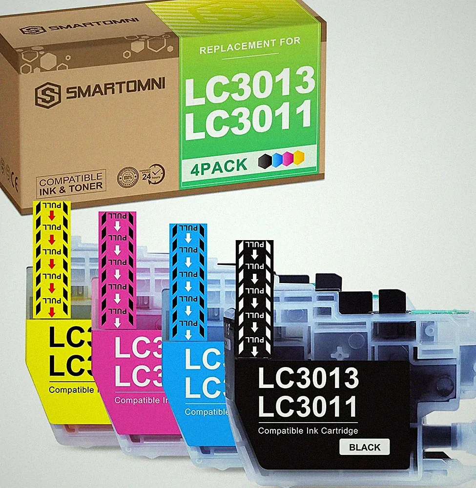 4PK LC-3013 3013 KCMY Ink Combo For Brother MFC-J491DW J497DW J690DW J895DW