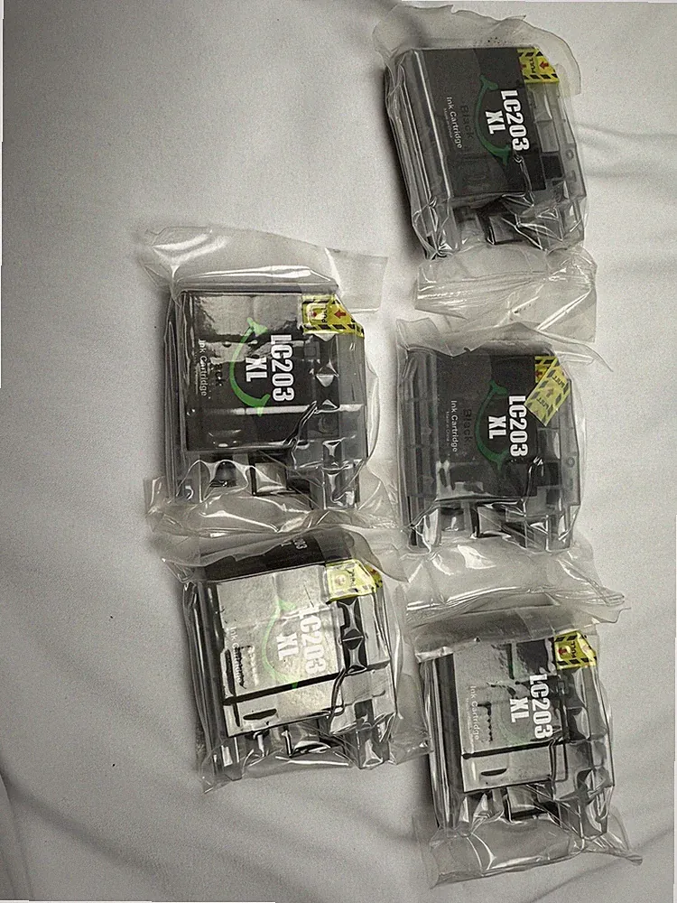 5PK LC-203BK XL Ink Cartridge For Brother Printer