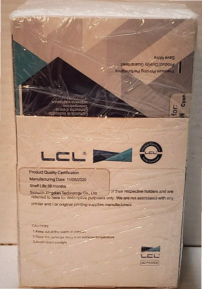 6pk Colored LCL Laser Printer Ink 2 Cyan, 2 Yellow, 2 Magenta. NEW SEALED