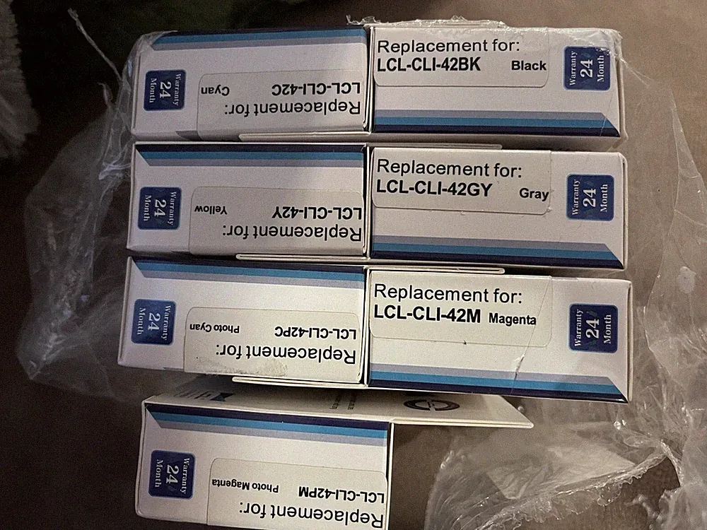 7 Pack Ink Cartridges Replacement for LCL-CLI NEW
