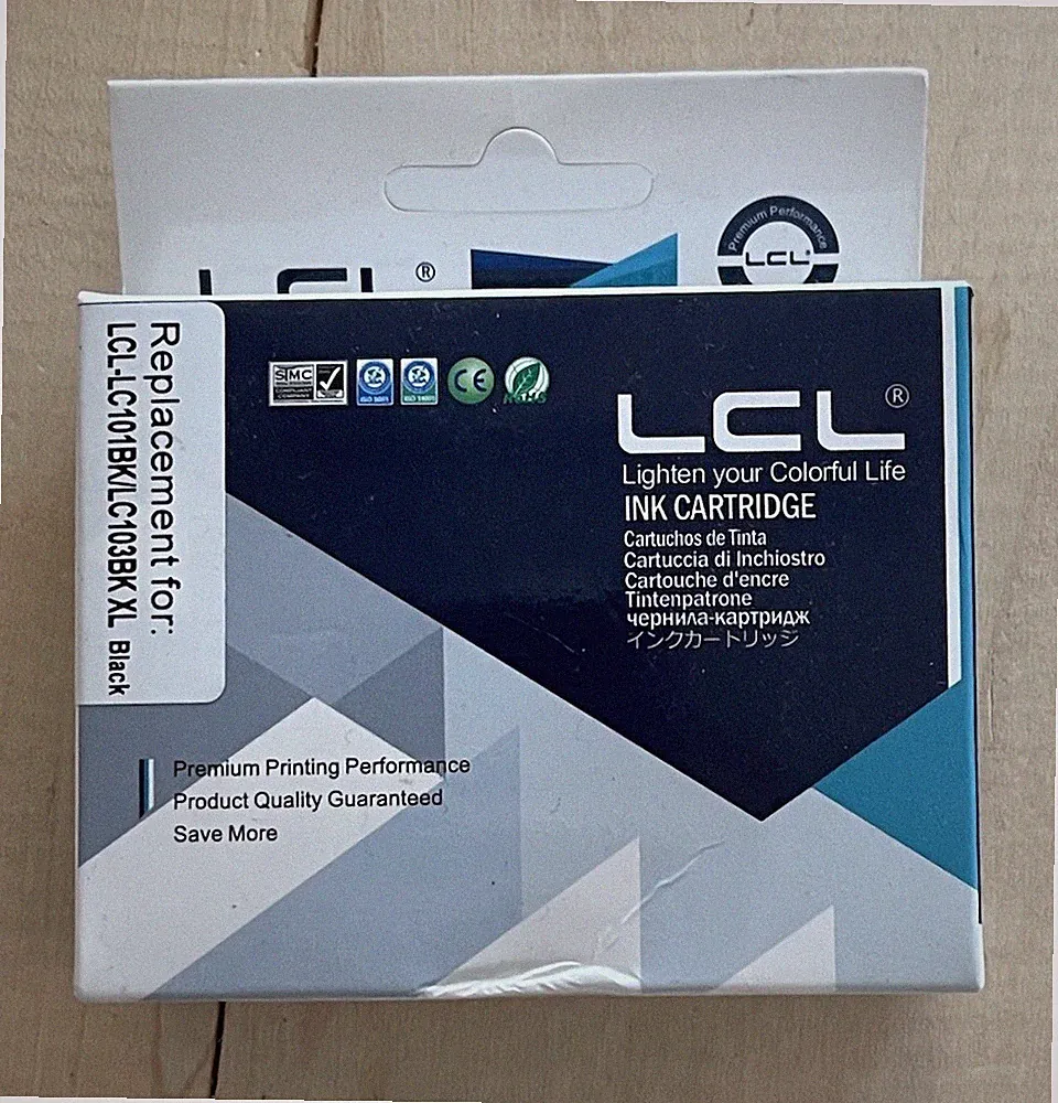 Black XL Replacement For LCL-LC101B/LC103BK Ink Cartridge Sealed New 4/3/2021