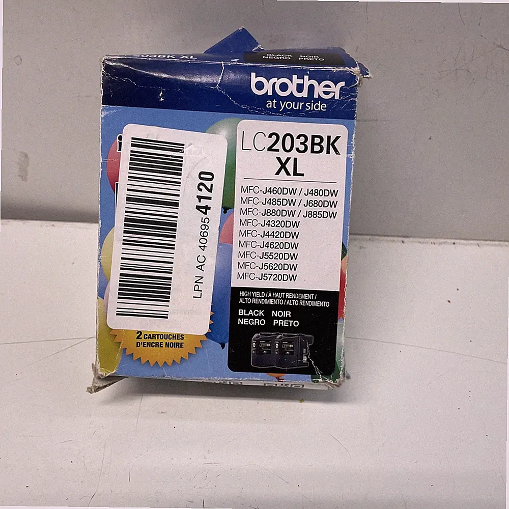 Brother LC-203 XL Ink Ctg LC-203BK, Black for Brother MFCJ460DW