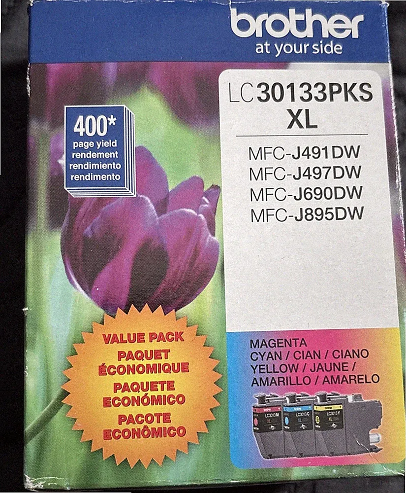 Brother - LC-3013 XL Ink Cartridges - Magenta - Cyan - Yellow 12/24 - Open Box