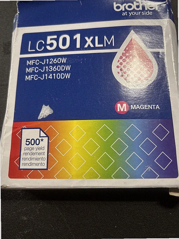 Brother LC 501 XLM Ink Cartridge Magenta