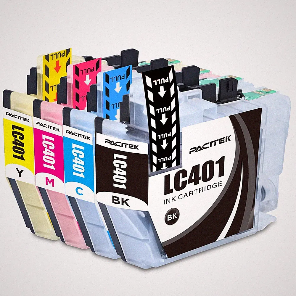 Compatible Ink Cartridges Replacement for Brother LC401 LC 401 to Work with M...