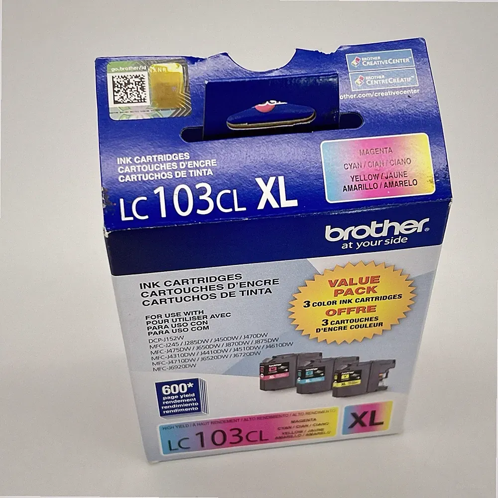 GENUINE Brother Color LC 103CL XL PRINTER INK CARTRIDGES Sealed NEW