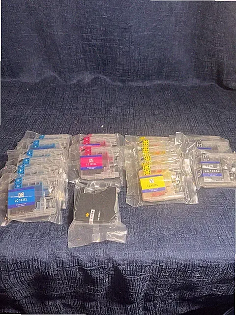 LC 103XL Ink 18 Pack 6 Cyan, 5 Yellow, 3 Magenta, & 4 Black New Sealed Open Box