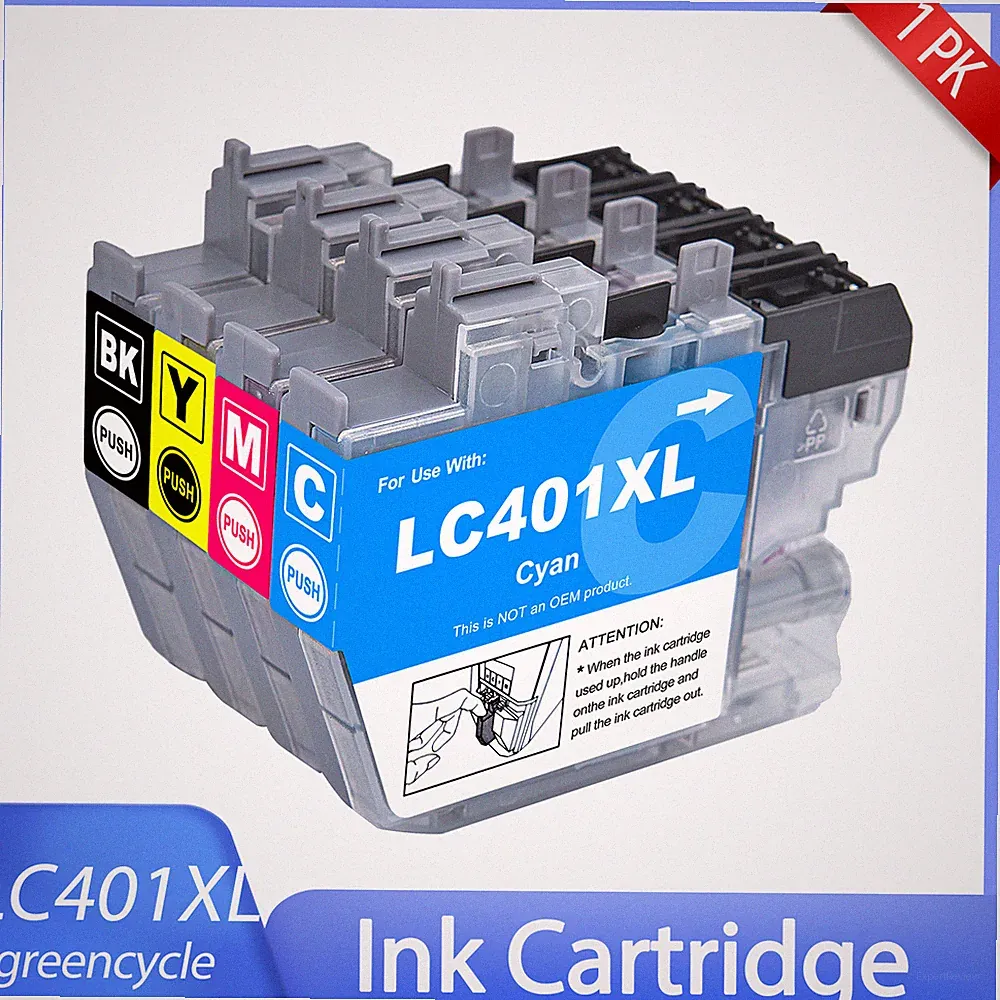 LC 401 XL Color Ink Cartridges for Brother MFC-J1012DW MFC-J1170DW MFC-J1010DW