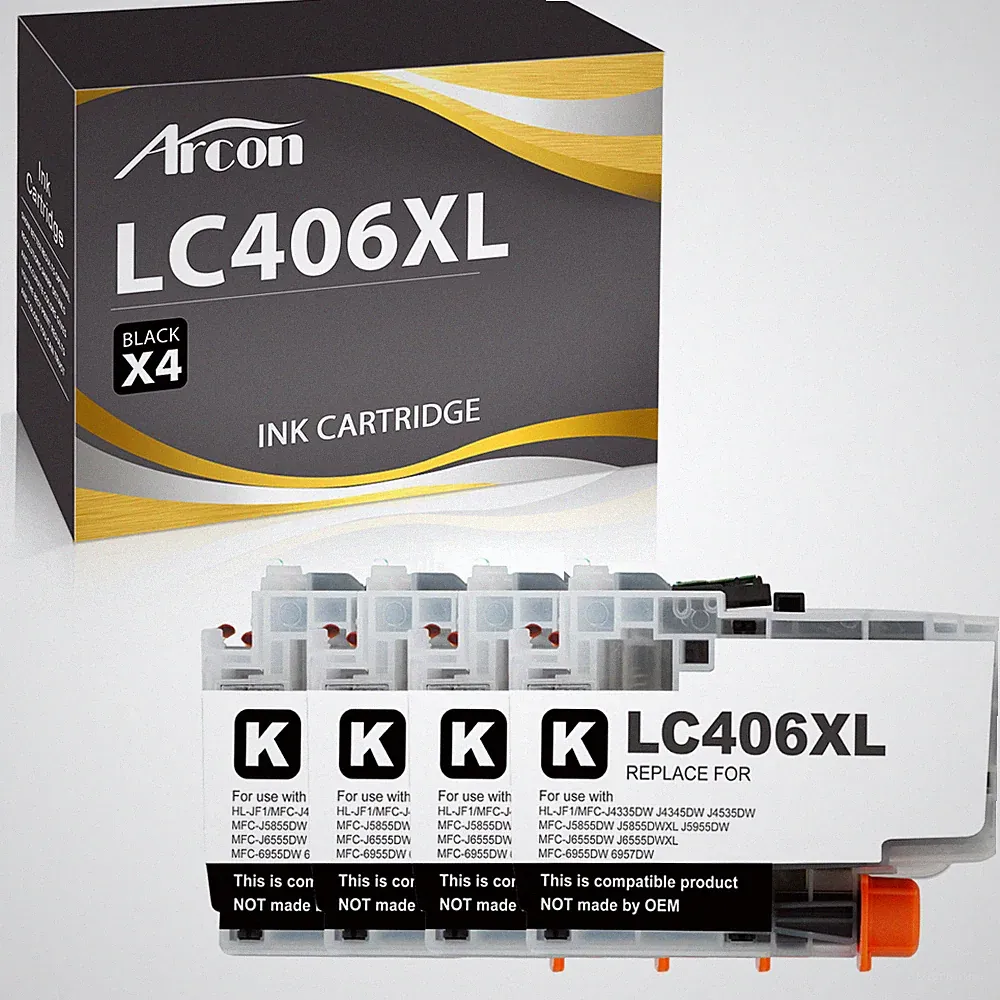 LC 406XL LC-406 Extra Capacity Ink Cartridges Compatible for Brother Printer Lot