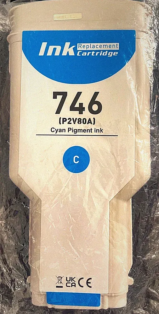LCL 746 (P2V80A) Cyan Pigment Ink Replacement Cartridge