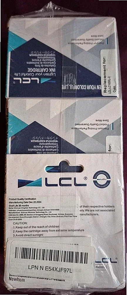 LCL Cartridge LC103XL- 9 Cartridge-3 Cyan, 3 Magenta, 3 Yellow New Sealed