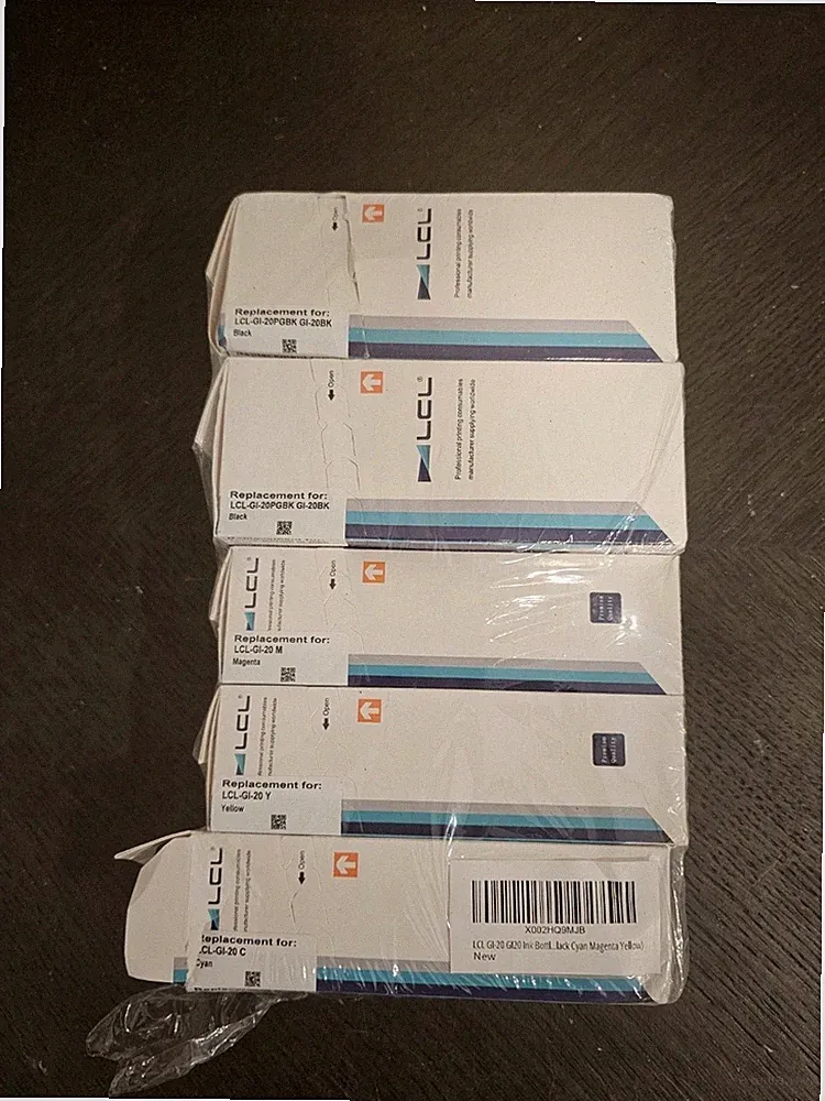 LCL Compatible Ink Bottle Replacement for Canon GI20 GI-20 GI-20PGBK GI-20BK...