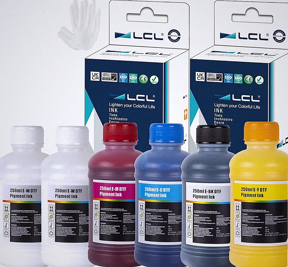 LCL DTF Ink 1500ML Refill for PET Film DTF Printer Ink Transfer Cartridge