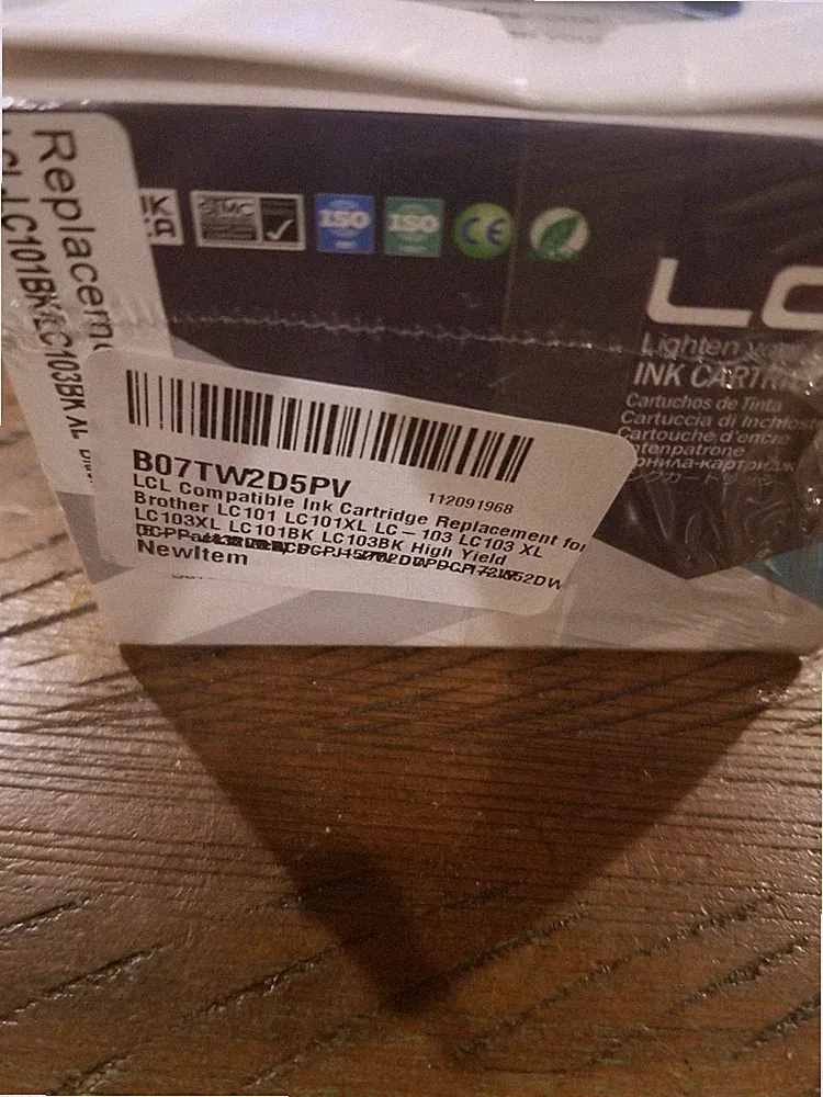 LCL Ink Cartridges For LCL-LC101BK/LC103BK XL Black Expires 4/21/2026