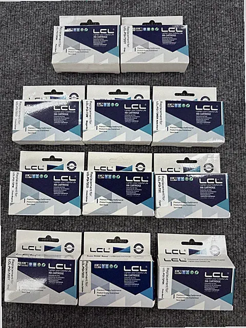 LCL Ink Cartridges (Lot of 11) Brother LCL-PGI-72M,72PM, 72GY, 72CO, 72C & 72PBK