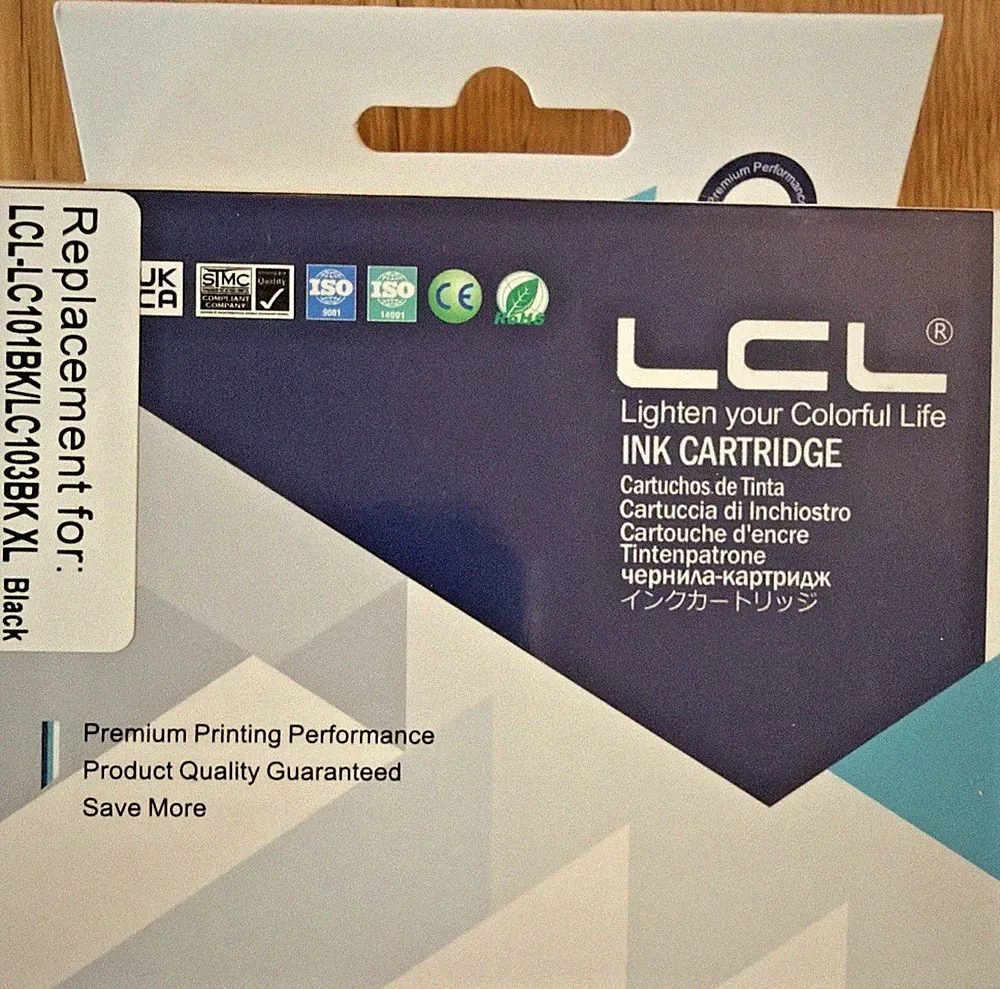 LCL LC101XL LC103XL Black Ink for Brother Printer OPEN BOX Expired 02/21/2026