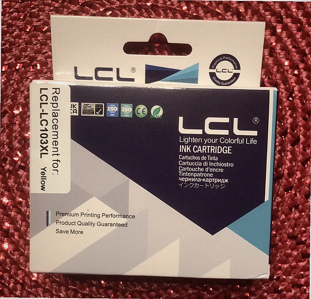 LCL LC103 XL Ink Cartridge - Yellow - for brother