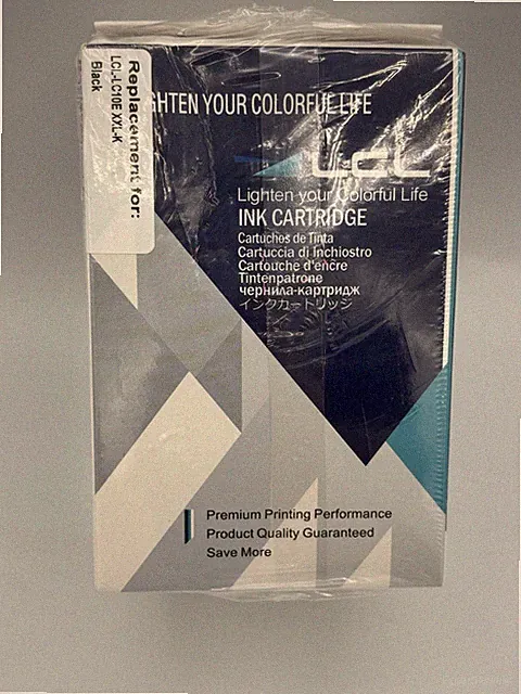 LCL LC10E XXL-K Black Ink Cartridge New Sealed 2 Pk Mnf Date 6/30/25 36 Mos Life