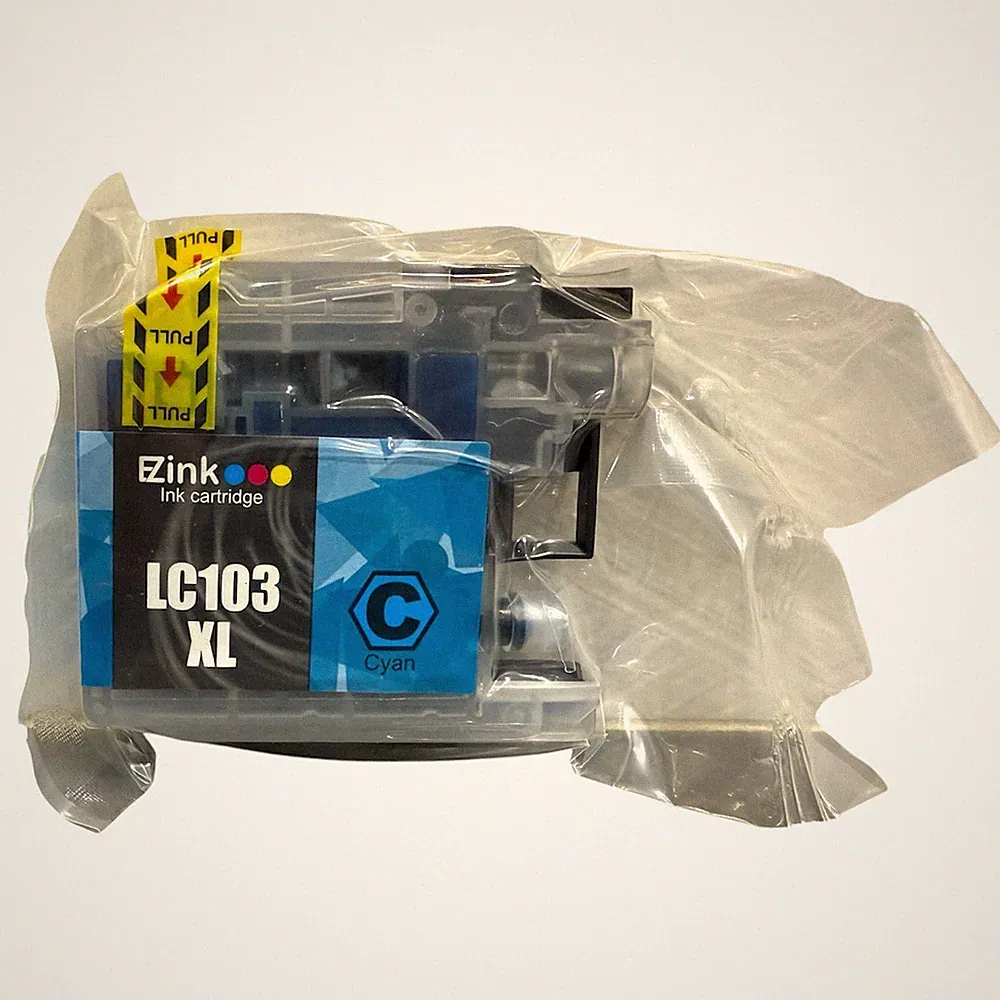 NEW B- LC103C CYAN Ink Cartridge For Brother Printer SEALED with chip LC103 XL